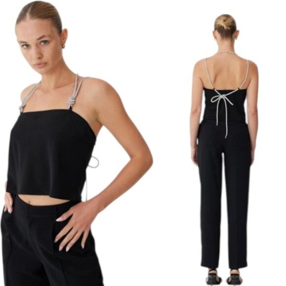 C/MEO Collective Black Elevate Convertible Strapless/Strappy top Size Medium - Picture 1 of 16